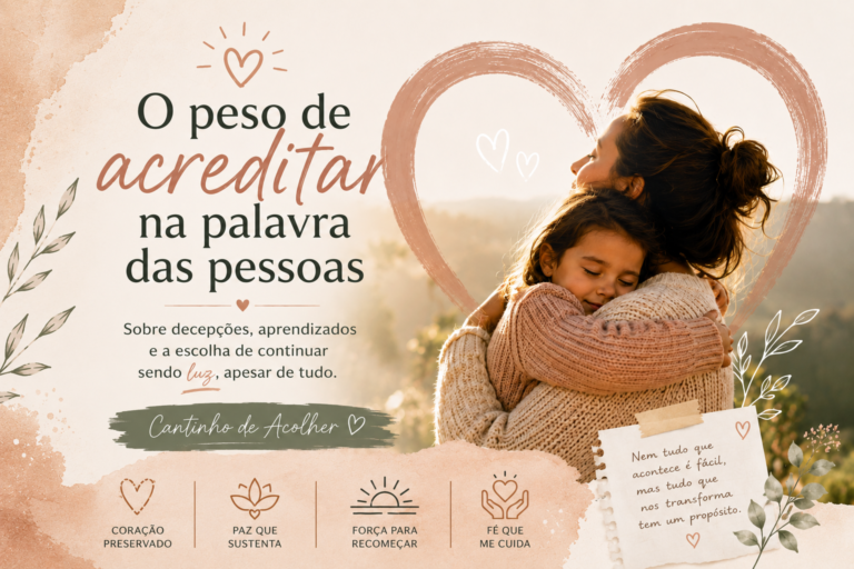 Mãe abraçando a filha — restaurando a paz e a confiança depois das decepções da vida