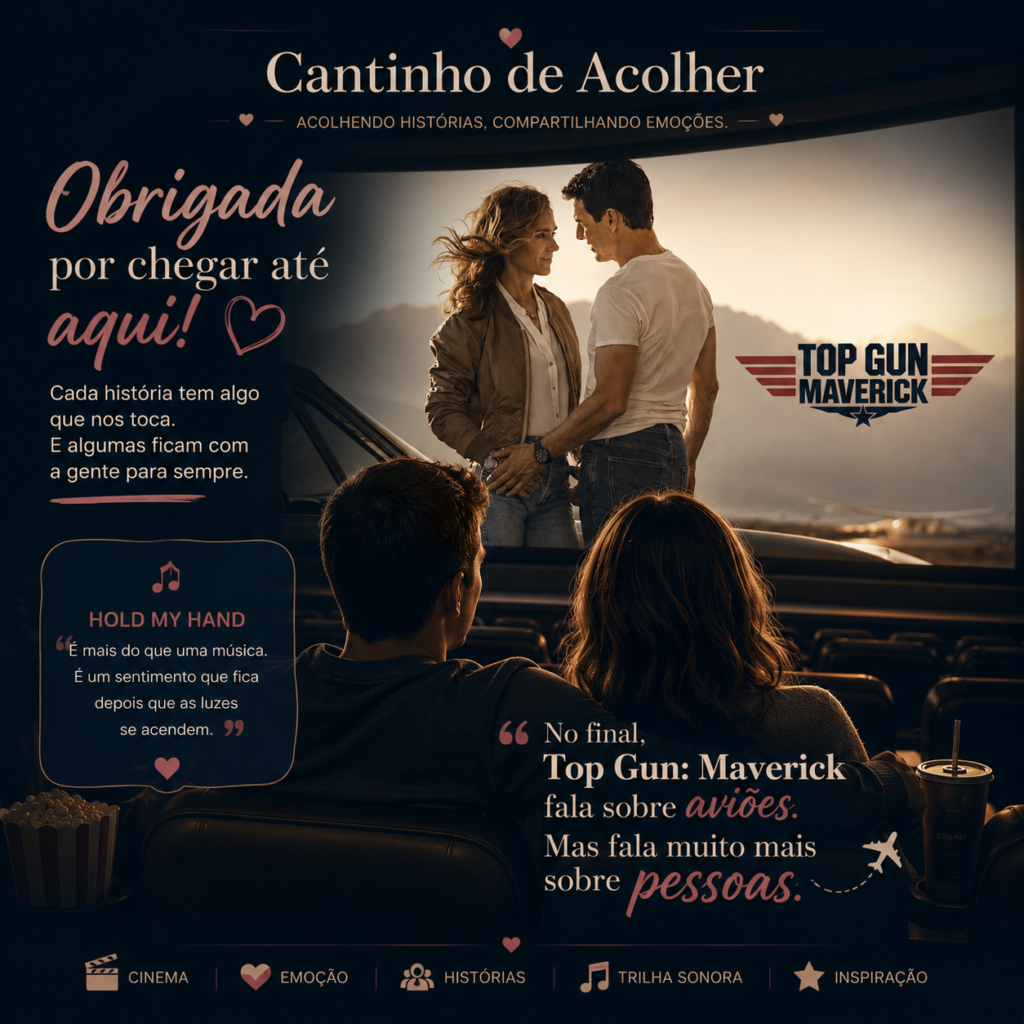 Imagem do artigo sobre Top Gun Maverick com a frase fala muito mais sobre pessoas
