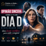 Capa do artigo sobre o filme Dia D, Disclosure Day, de Steven Spielberg, com opinião sincera sobre ficção científica, mistério e emoção.