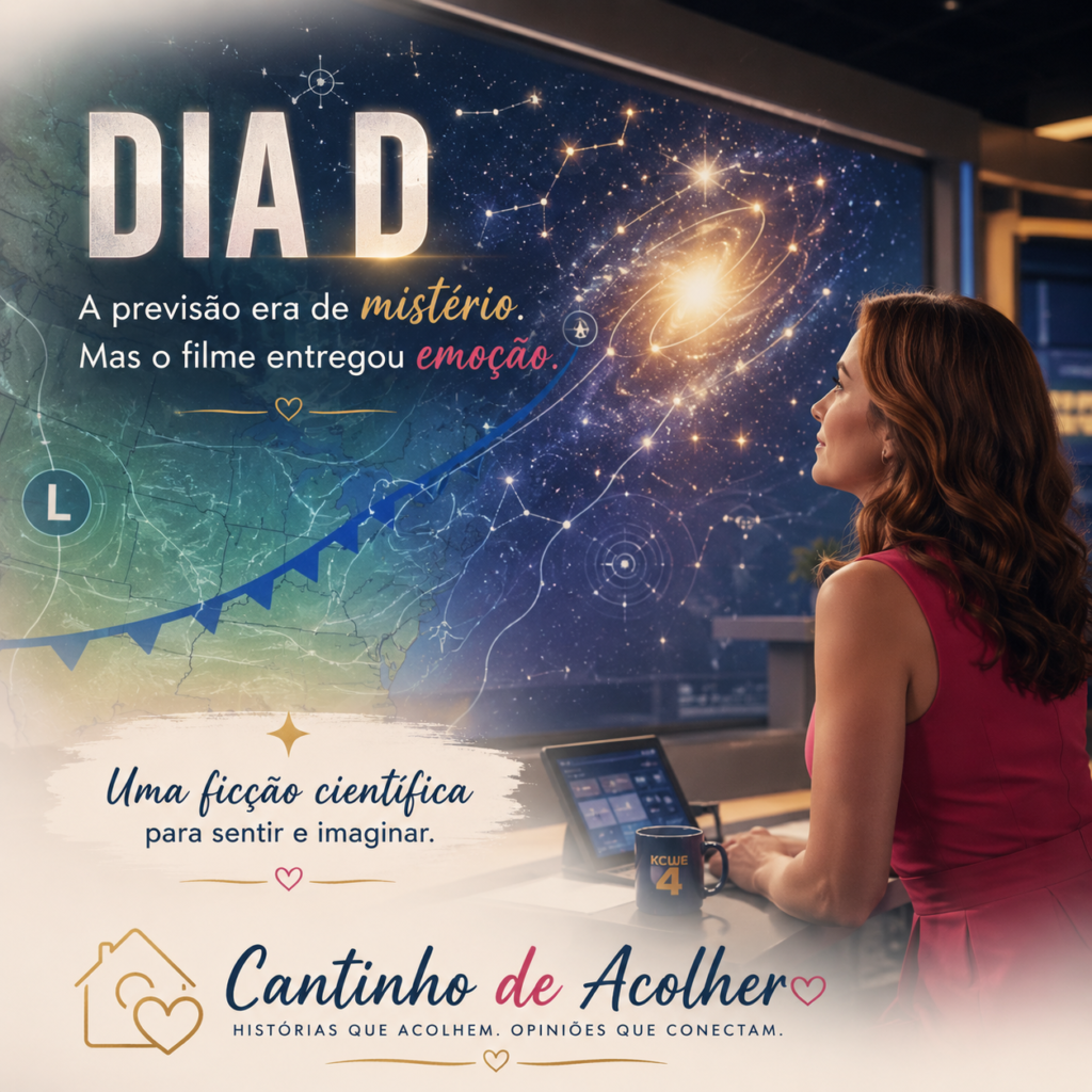Imagem do artigo sobre o filme Dia D, Disclosure Day, com reflexão sobre universo, mistério e emoção.