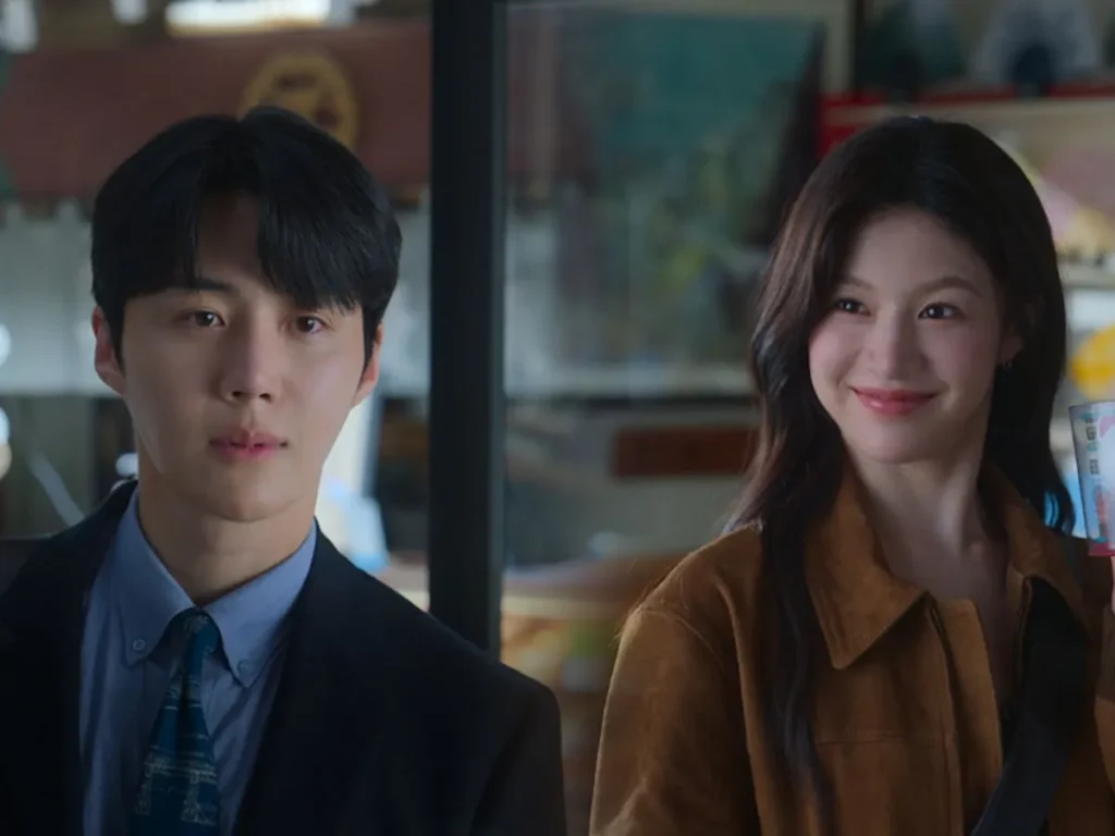 Cena de O Amor Pode Ser Traduzido?, dorama da Netflix, com os protagonistas da história.