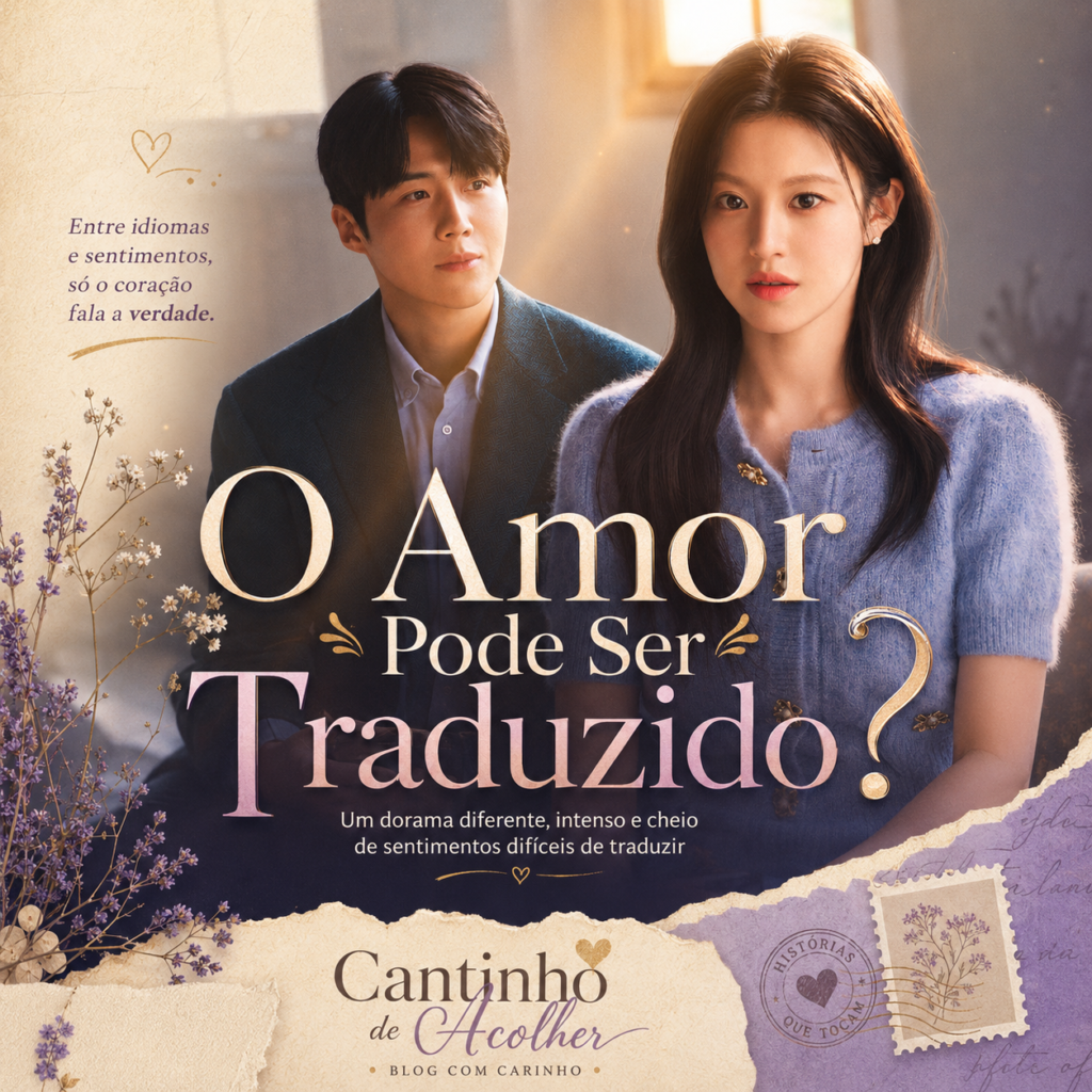 Capa do artigo sobre O Amor Pode Ser Traduzido?, dorama da Netflix, no blog Cantinho de Acolher.