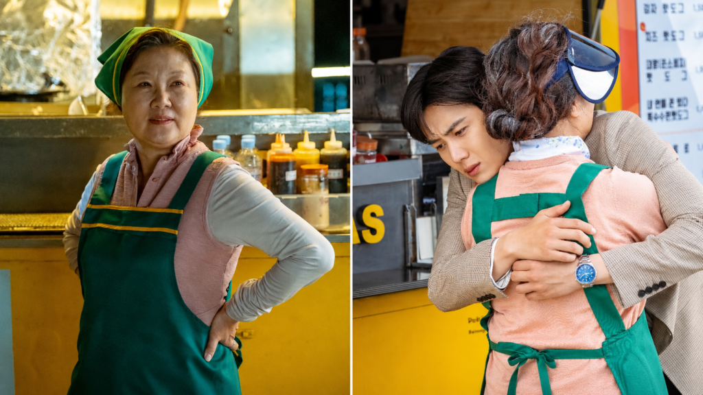 Choi Won-deok e Han Ji-pyeong no dorama Apostando Alto.
