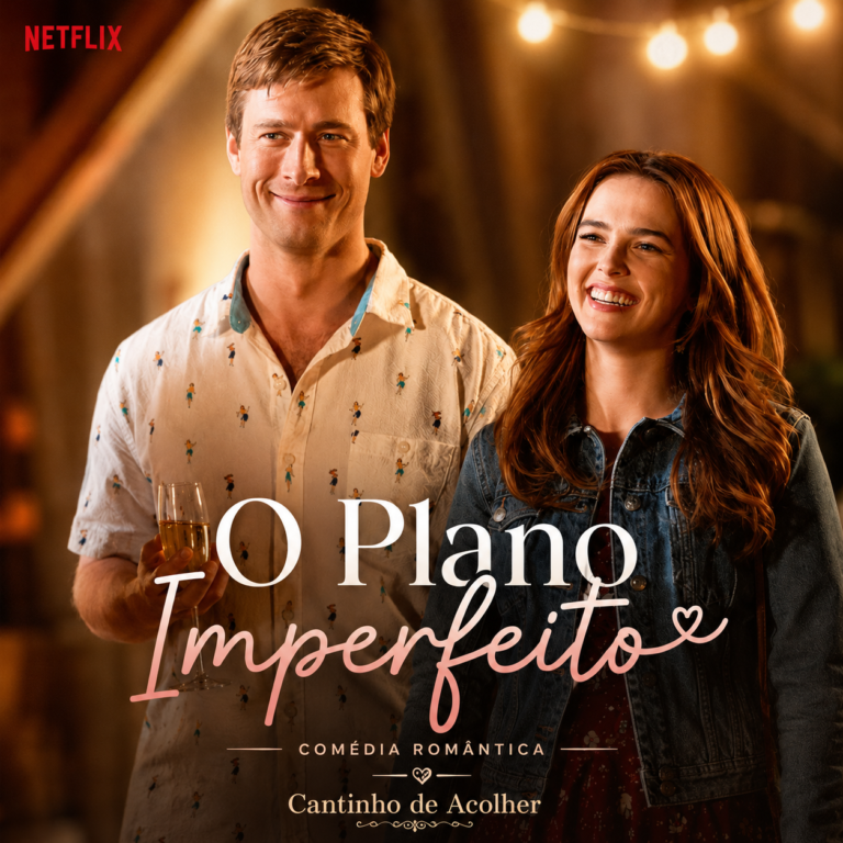 Zoey Deutch e Glen Powell em O Plano Imperfeito, comédia romântica da Netflix.