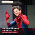 Tom Holland como Homem-Aranha na capa do artigo com opinião sem spoilers sobre Homem-Aranha: Um Novo Dia