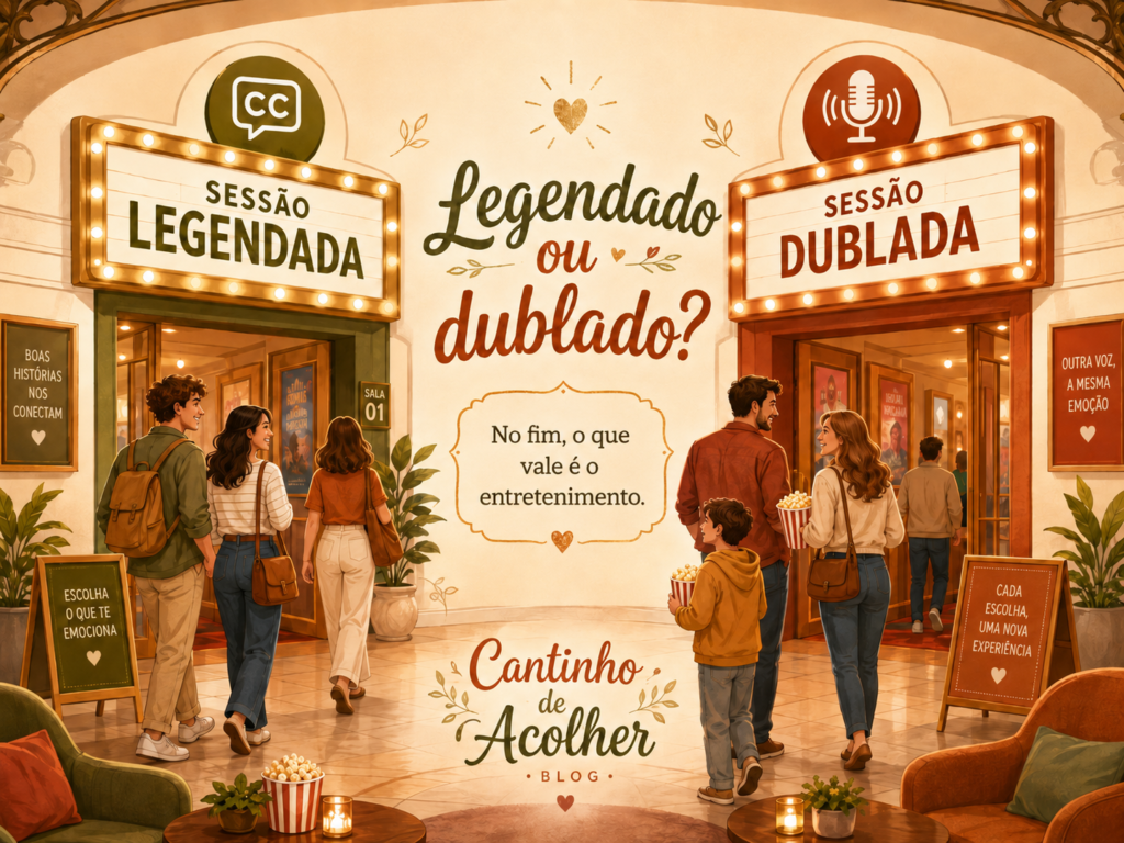 Entradas de cinema para sessão legendada e sessão dublada